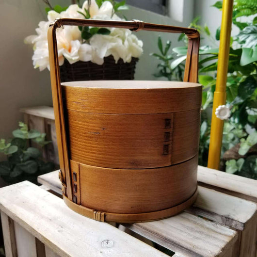 Fiambrera Japonesa Lacada de Dos Pisos - Portátil y Elegante - Image 7