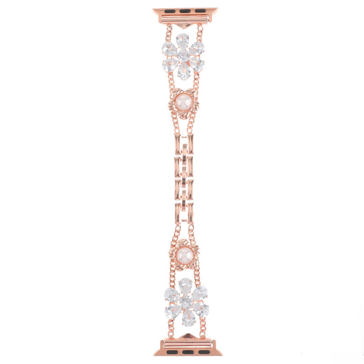 Correa de Reloj Doble Cadena con Flor de Seis Pétalos - Image 7