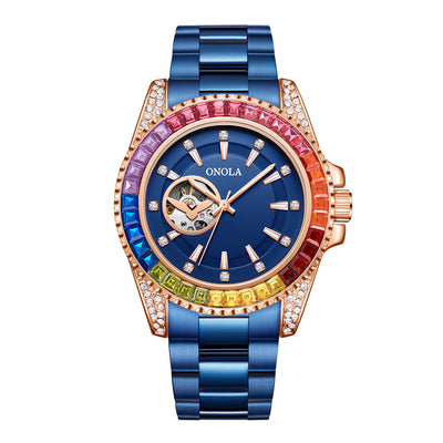 Reloj Automático para Hombre con Correa de Acero Inoxidable Macizo - Image 3