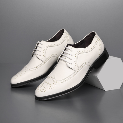 Zapatos Casuales de Cuero Tallado para Hombre - Image 5