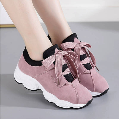 Zapatillas Blancas Casuales para Mujer con Suela Gruesa - Estilo Coreano - Image 9