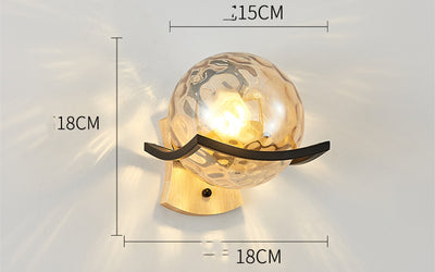 Lámpara de Mesita Estilo Europeo con LED y Base de Madera - Image 5