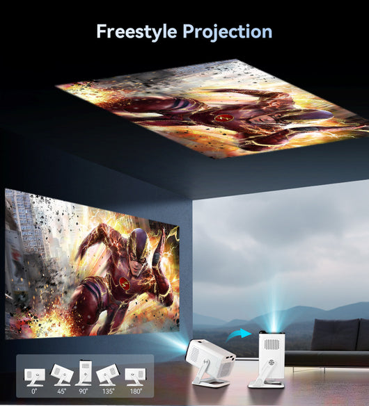Proyector Portátil HD 720P 150 ANSI para Cine en Casa - Image 12