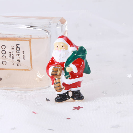 Broche Navideño Papá Noel con Esmalte Tridimensional y Efecto Goteo - Image 11