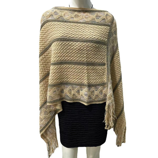 Chal Pullover Étnico con Diseño de Diamantes - Image 18