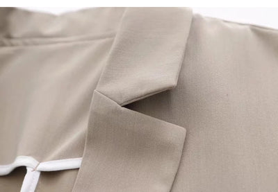 Blazer Suelto de Un Botón - Chaqueta Casual Versátil y Moderna - Image 9