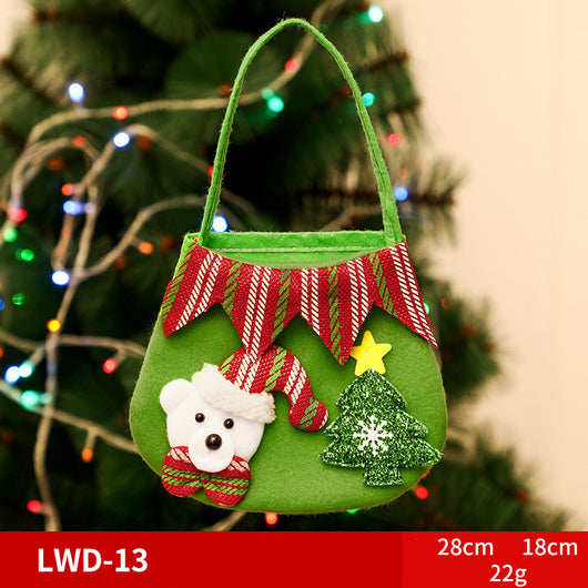 Bolsa de Regalo Navideña Portátil con Acabado Satinado - Image 34