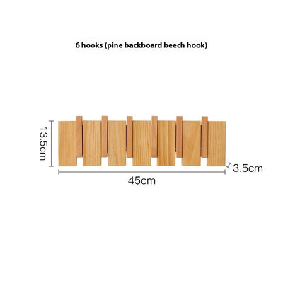 Perchero de Madera Maciza sin Taladro para Pared - Gancho Minimalista para Hogar - Image 10