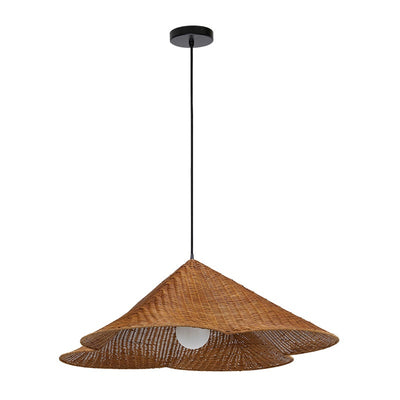 Lámpara de Techo Tejida en Ratán - Estilo Zen para Espacios de Relax - Image 5