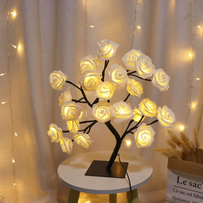 Lámpara Decorativa Árbol de Rosas para Dormitorio - Image 3