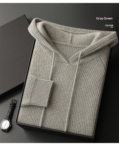 Suéter de Cachemira con Capucha para Otoño e Invierno - Image 15