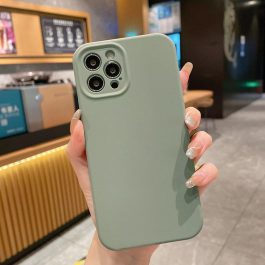 Funda de Silicona Líquida con Protección Total para Teléfono