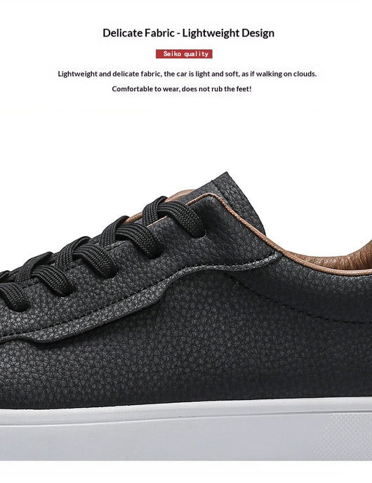Tenis Blancos Casuales para Hombre Corte Bajo Primavera - Image 14