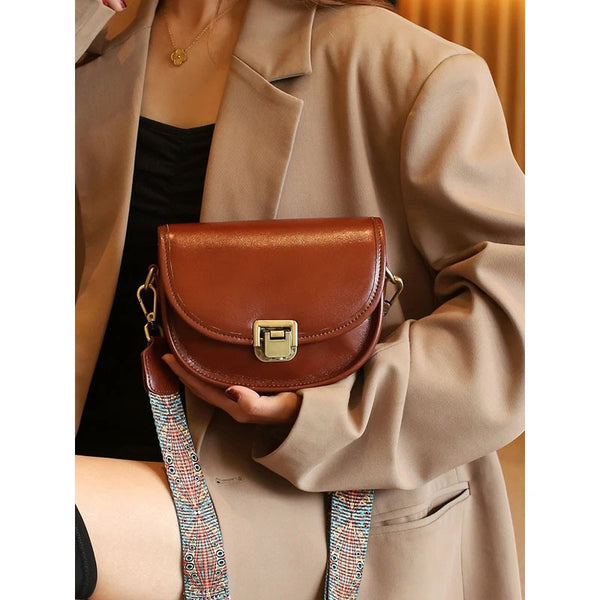 Bolso de Cuero Curtido al Vegetal para Mujer - Estilo Clásico y Duradero