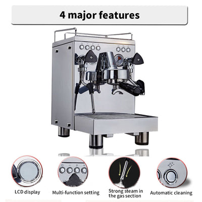 Máquina de Espresso Semiautomática Profesional para Casa y Negocio - Image 9