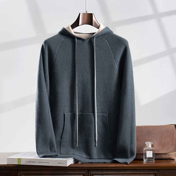 Suéter Deportivo de Cachemira Pura para Hombre - Otoño Invierno