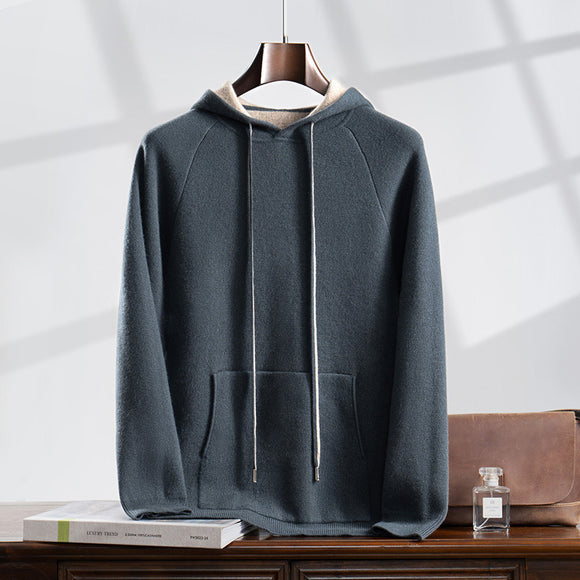 Suéter Deportivo de Cachemira Pura para Hombre - Otoño Invierno