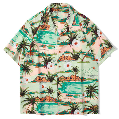 Cardigan Estampado Hawaii - Camisa Playa Unisex Manga Corta - Image 6