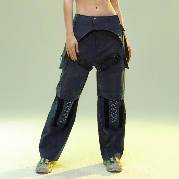 Pantalón Casual de Corte Recto con Pernera Desmontable