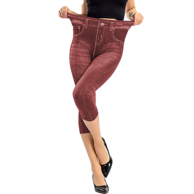 Jeans Slim Fit Levanta Glúteos con Estampado y Tela Elástica - Image 30