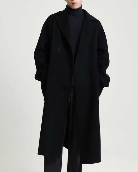 Abrigo de Lana Doble Faz para Hombre - Elegancia y Calidez - Image 14