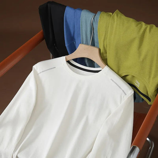 Camiseta Deportiva Manga Larga Transpirable de Secado Rápido - Image 11
