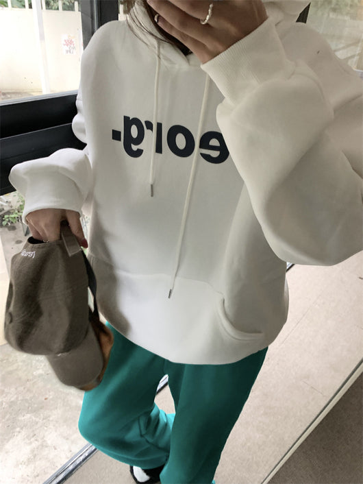 Sudadera Oversized con Capucha en Felpa Gruesa - Talla Plus - Image 19