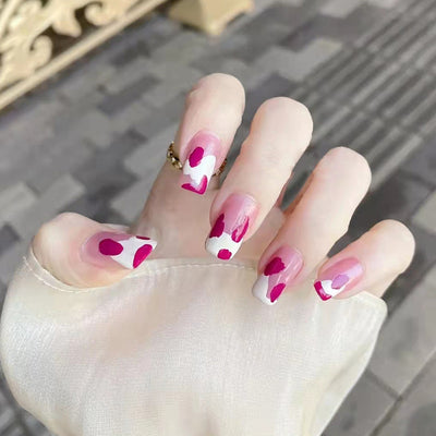 Uñas Postizas Azules con Diseño Graffiti - Efecto Profesional Duradero - Image 24