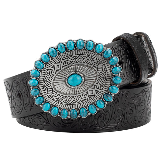 Cinturón Decorativo Grabado Estilo Retro Europeo para Mujer - Image 37