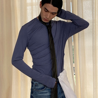 Corbata Retro Borrable con Forma de Flecha Negra