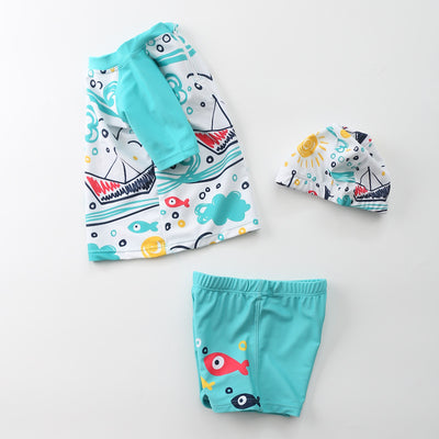 Traje de Baño Dividido para Niño - Diseño Adorable para Spa - Image 2