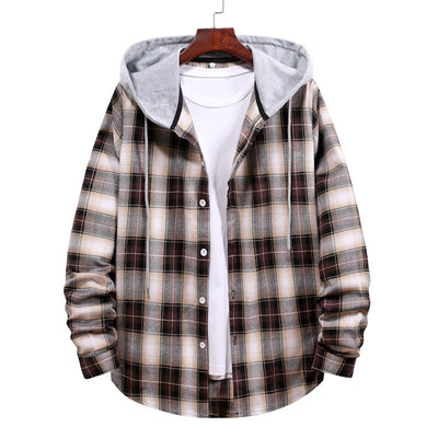 Camisa Cuadriculada Oversized para Parejas - Diseño a Cuadros Clásico - Image 7