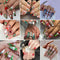 Uñas Decorativas Copo de Nieve - Diseño Navideño SMD