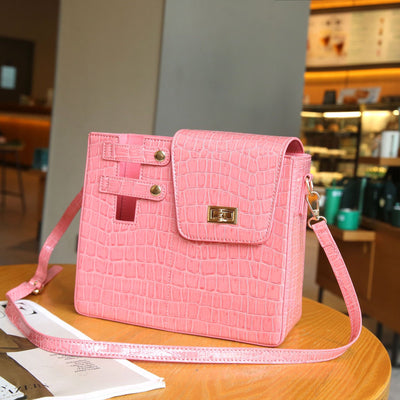 Bolso Crossbody con Diseño de Patrón de Piedra - Image 10