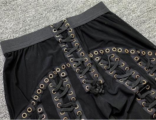 Conjunto de Dos Piezas con Malla Transparente y Pantalón Ajustado con Tirantes - Image 7