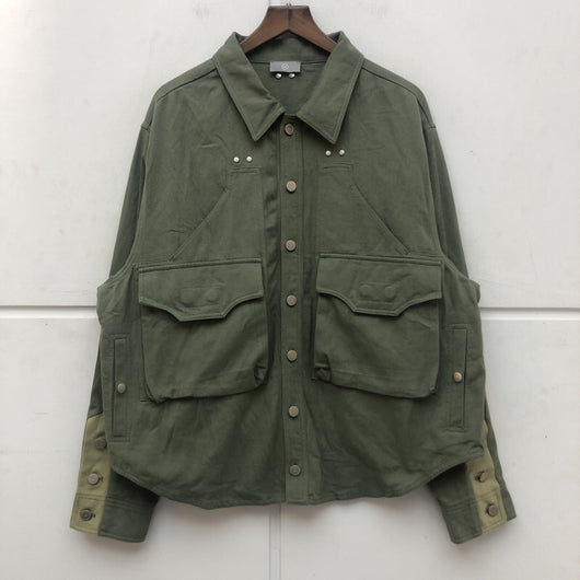 Chaqueta Camisa Suelta con Corte Tridimensional y Botones para Hombre y Mujer - Image 6