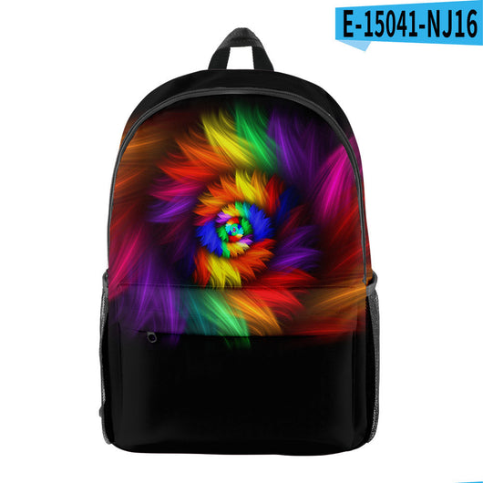 Mochila Tie-Dye Digital con Diseño de Personalidad