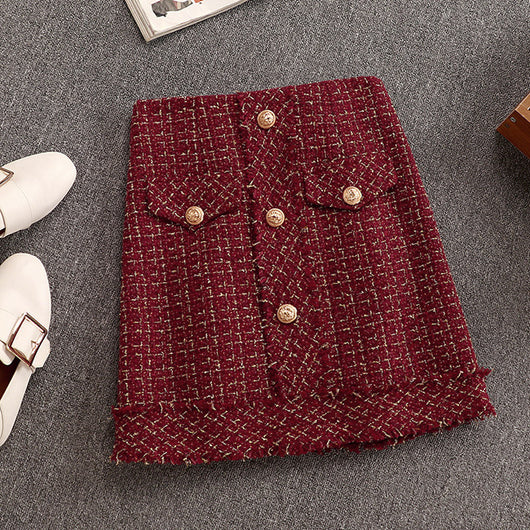 Conjunto de Falda Corta y Chaqueta de Dos Piezas - Image 19