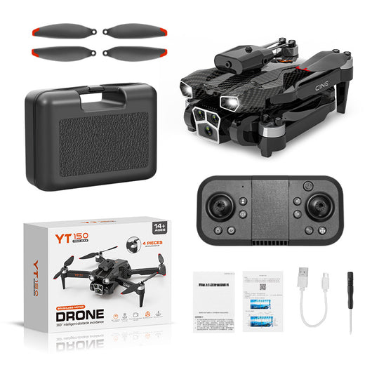 Dron YT150 con Triple Cámara, Esquiva Obstáculos y Motor sin Escobillas - Image 3