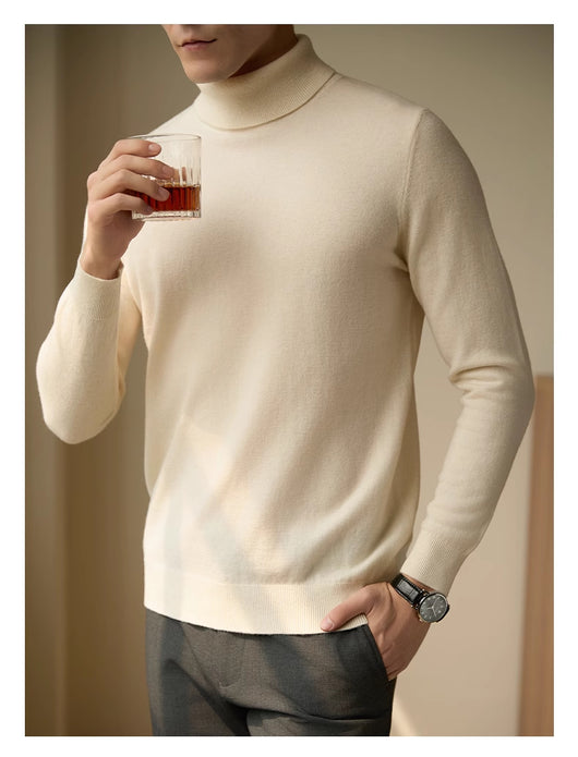 Suéter Cuello Alto Térmico para Hombre - Abrigo Casual Perfecto - Image 11