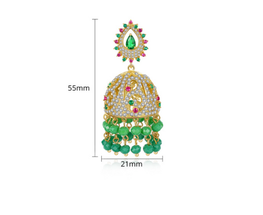 Aretes con Micro Incrustaciones de Circonio Estilo Europeo y Americano - Image 7