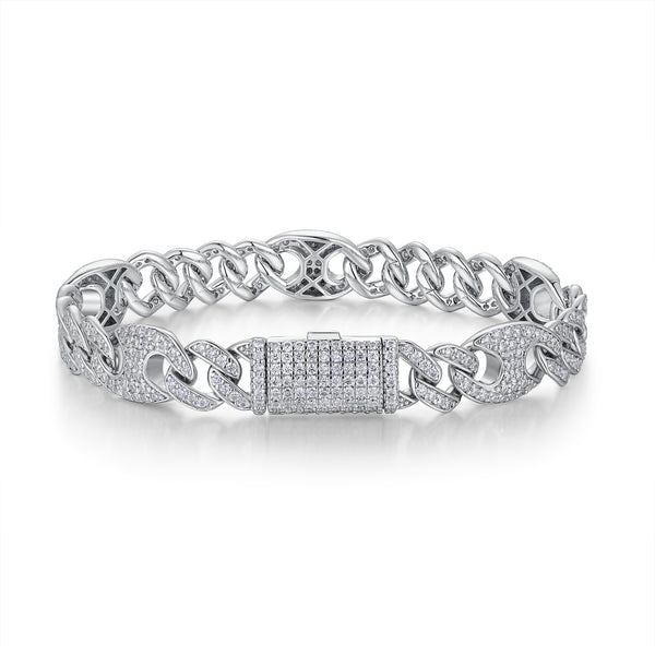 Pulsera de Plata S925 con Moissanita Premium - Lujo Accesible