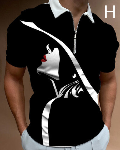 Camiseta Estampada Artística para Hombre - Diseño Urbano Manga Corta - Image 9