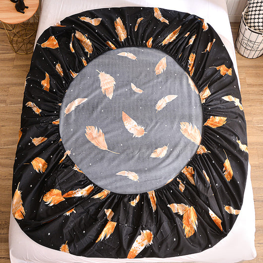 Juego de Sábana Ajustable y Funda de Almohada Estampada Suave - Image 5