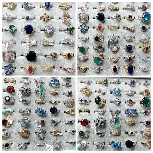 Anillo de Moda Exagerado con Microcristales - Diseño Europeo y Americano - Image 6
