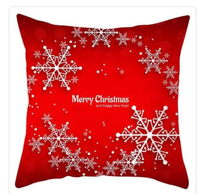 Funda de Almohada Navideña con Diseño de Ciervo y Patrón Geométrico - Image 47