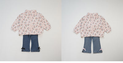 Pantalones Jeans Bota Campana Elásticos para Niña - Image 16