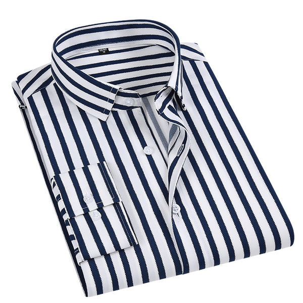 Camisa Casual Slim Fit de Manga Larga para Hombre