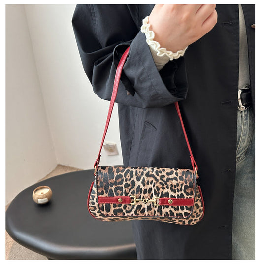 Bolso de Hombro Estampado Leopardo Lujo Ligero para Mujer - Image 21
