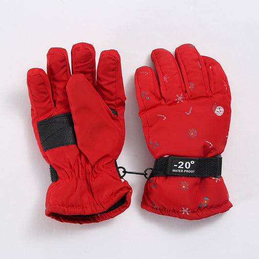 Guantes de Esquí Infantiles Térmicos con Forro Polar y Dedos Protegidos - Image 14